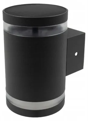 Zdjęcie produktu dla Kinkiet solarny LED czujnik zmierzchu czarno-szary 1.6W neutralna 15lm metal wym:14x8,9x11,8cm IP44 Ecolight