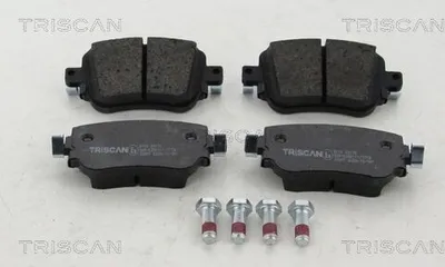 Produktbild von TRISCAN 8110 29176 Bremsbeläge Satz Hinten Bremsklötze für SKODA Octavia III Combi (5E5) für VW SHARAN (7N1, 7N2) für SEAT Leon ST (5F8)