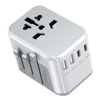 Produktbild von TESSAN Reiseadapter Weltweit mit 2 USB A 3 USB C Internationaler Steckdosenadapter