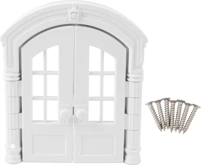 Zdjęcie produktu dla Französische Katorentür stilvolle Doppel Türen Easy DIY Setup Safety Interior Pet für Heimgeschäft