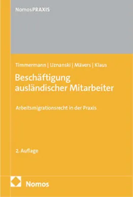 Obrázek produktu pro Beschäftigung ausländischer Mitarbeiter