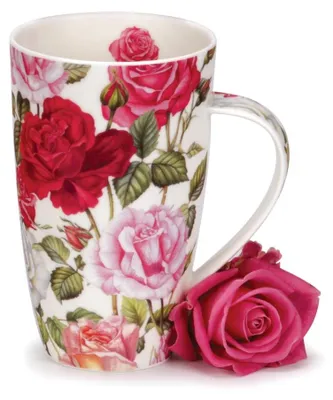 Henley Mok mit Rosenmotiv, 0,6 l, Fine Bone China