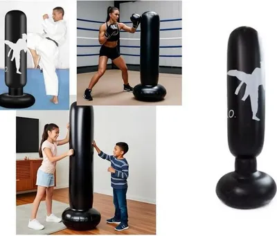 Obrázek produktu pro 160 cm dětský boxovací pytel, boxovací pytel pro děti na box, taekwondo a trénink, dárek pro dívky a chlapce