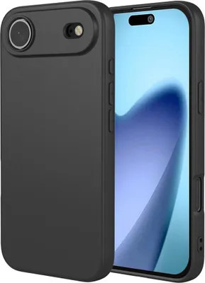 Immagine prodotto di Custodia per Apple iPhone Air - Cover posteriore in silicone Phonesta Soft Silk - Nero