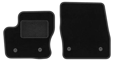 Immagine prodotto di Wielganizator tappetini auto velours anteriori adatto per Ford Transit Connect FL (2017-, furgone) neri, set 2 pz, con fissaggi