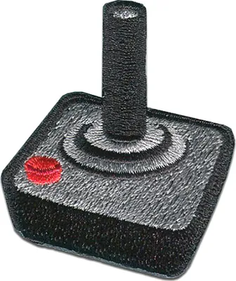 Obrázek produktu pro Joystick - nášivka, nažehlovací nášivka, nažehlovací aplikace, nášivky, k nažehlení, velikost: 6,0 x 5,0 cm