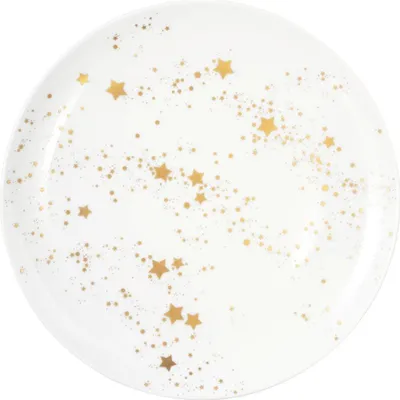 Image de Assiette à petit-déjeuner ronde, 22,5 cm - Seltmann Weiden Liberty Golden Stars