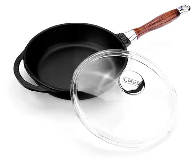 Obrázek produktu pro Pánev Lava – 24 cm – 2,0 litru – litina – černá