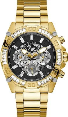 Produktbild von Guess Herrenuhr GW0390G2 CYRKONIE gold
