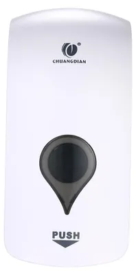 Produktbild von 1000ml Wandseifenspender Duschgel Fluessiger Shampoo Spender Spender fuer oeffentliche Geschaeftsraeume - Weiss