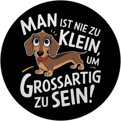Produktbild von Fröhlicher Dackel - Großartig sein Magnet