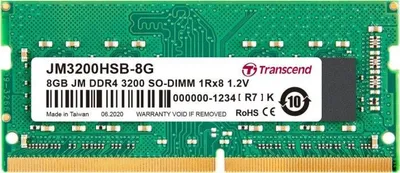 Zdjęcie produktu dla Transcend JetRam JM3200HSB-16G, 16 GB, DDR4, 3200 MHz, 260-pin SO-DIMM