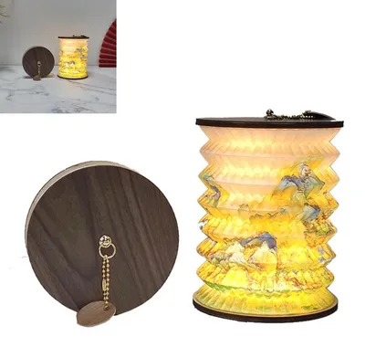 Produktbild von Faltbare LED-Tischlampe mit Touch-Dimmfunktion, USB-aufladbar – ideal für Zelt, Lesen & Schlafzimmer