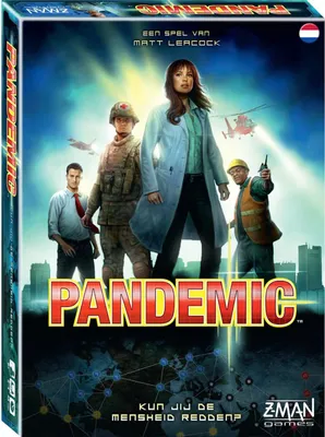 Produktbild von Z-Man Games Pandemic, Reise/Abenteuer, Kinder & Erwachsene, 8 Jahr(e), 45 min