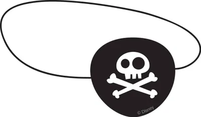 Produktbild von Piraten Party 4 Augenklappen Jake und die Nimmerland Piraten