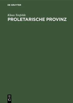Produktbild von Proletarische Provinz