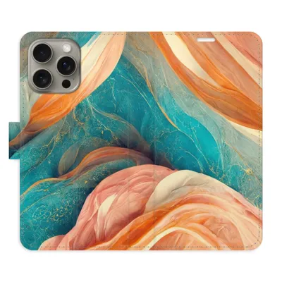 Obrázek produktu pro Flipové pouzdro iSaprio - Blue and Orange pro iPhone 15 Pro Max