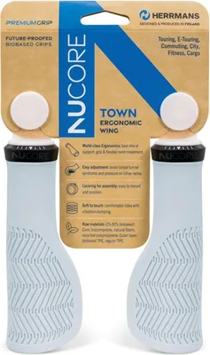 Obrázek produktu pro Rukojeti HERRMANS Nucore Town Wave 130 mm, Ø 22 mm, Bluebell, DD48 BL+BR