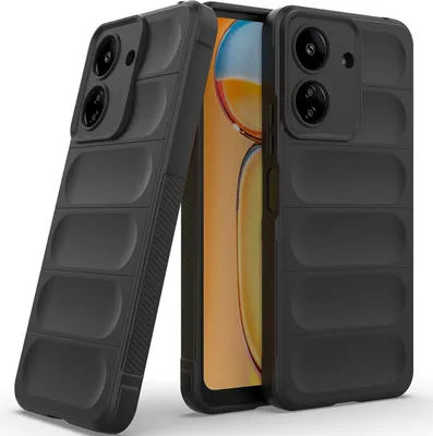 Image de Etui pour Xiaomi Redmi 13C /Poco C65 Soft TPU Silicone Shockproof Protective Case Noir