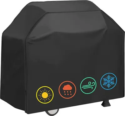 Produktbild von Grillabdeckung Wetterfest 210D Oxford,  Grillabdeckung mit UV-Schutz, Abdeckplane Grill Wasserdicht für Außenbereich