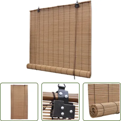 Obrázek produktu pro Bambusová roleta hnědá 120x220 cm