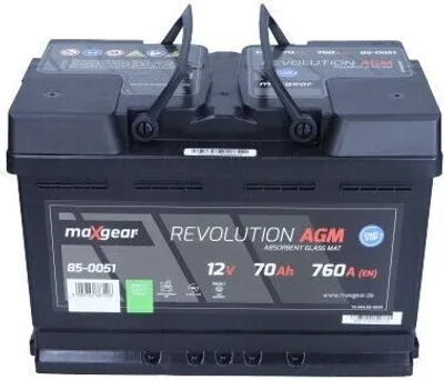 Produktbild von MAXGEAR Starterbatterie 12V 70Ah 760A/EN L3 für Auto LKW Batterie