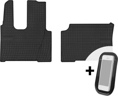 Produktbild von Gummimatten Auto Fußmatten Automatten Passgenau 2-teilig Set - passend für Mercedes-Benz Actros Mp4 schmale Kabine ab 2012