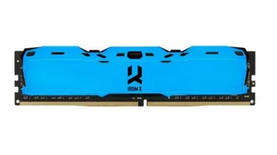 Produktbild von Goodram IRDM X, 8 GB, 1 x 8 GB, DDR4, 3200 MHz, 288-pin DIMM, Blau