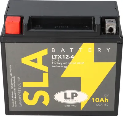 Image de Batterie AGM SLA 12V 10Ah pour moto Batterie de démarrage MS LTX12-4