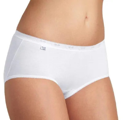 Produktbild von Sloggi Damen Unterhose Basic+ Midi , 4-Pack, 44, Weiß