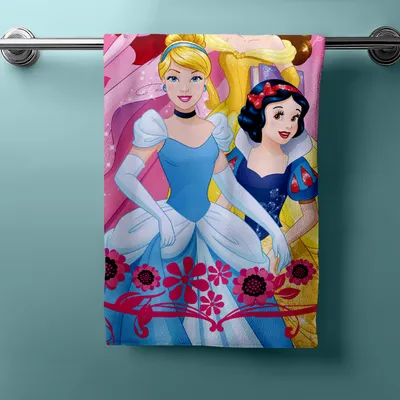 Produktbild von Jerry Fabrics Handtuch Prinzessin Herz 70x140 cm
