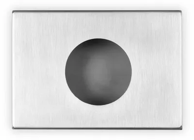 Edelstahl-Hygienebeutelspender, 89x128x31 mm, silber