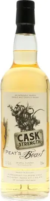 Produktbild von Peat's Beast Cask Strength Peated + Box 700ml 52,1% Vol.