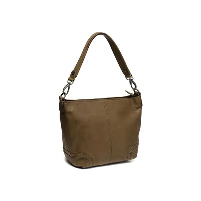 Produktbild von The Chesterfield Brand Leder Umhängetasche Lucy Small Hobo Bag Olive Green olivgrün