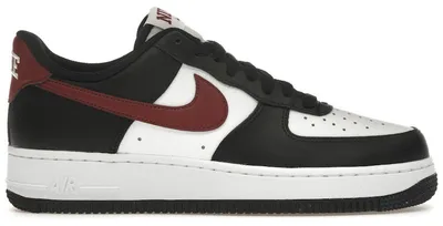 Produktbild von Nike Air Force 1 Low '07 Black White Dark Team Red - EU 40