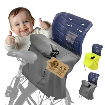 Produktbild von BAMBINIWELT Kinder Beinwärmer Beinabdeckung Fußsack für Fahrradsitz Römer mit Handmuff Microfleece Softshell Wind- und wasserabweisend (grau)