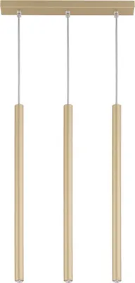 Zdjęcie produktu dla Lampa wisząca Sopel złota matowa 3xG9x3W metal wym:80x38x5cm IP20 Sigma Lighting