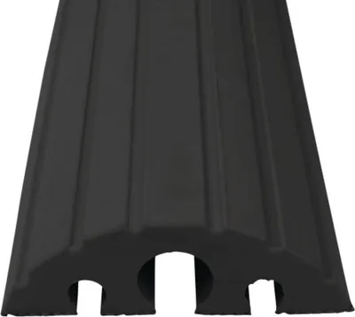 Produktbild von Schlauch- u.Kabelbrücke L1200xB210xH65mm Vollgummi schwarz