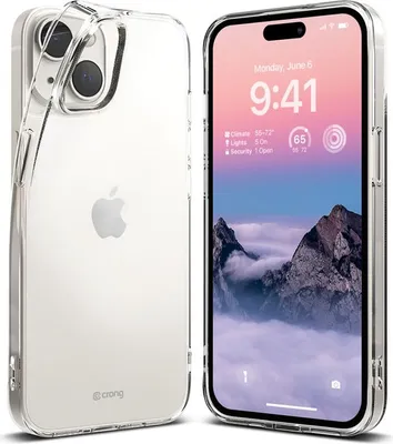 Zdjęcie produktu dla Crong Crystal Slim Cover - Etui iPhone 14 Plus (przezroczysty)