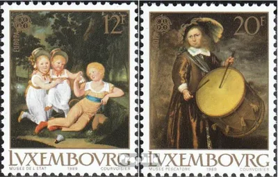 Produktbild von Briefmarken Luxemburg 1989 Mi 1219-1220 (kompl.Ausg.) postfrisch Kinderspiele