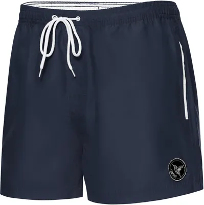 Image de Ladeheid Hommes Short de bain Beachshorts Pantalon de natation LA40-199 (bleu marine, S)