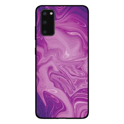 Obrázok produktu pre Smartphonica Puzdro na telefón pre Samsung Galaxy S20 Plus s mramorovou potlačou - Zadný kryt z TPU s mramorovým dizajnom - fialový
