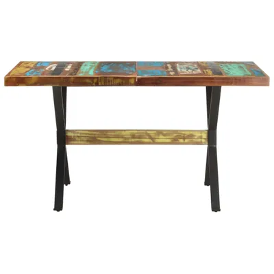 Immagine prodotto di Tavolo da Pranzo 140x70x76 cm in Legno Massello di Recupero