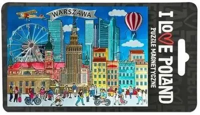 Produktbild von Magnes puzzle z motywem Warszawy