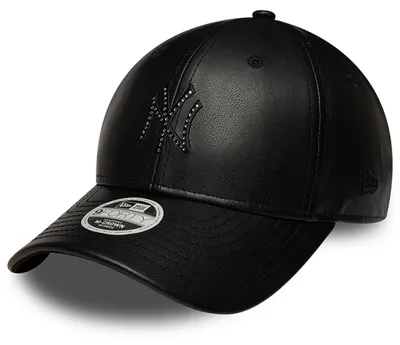 Produktbild von New Era Women MLB 9FORTY PolyurethanDiamant Cap New York Yankees black