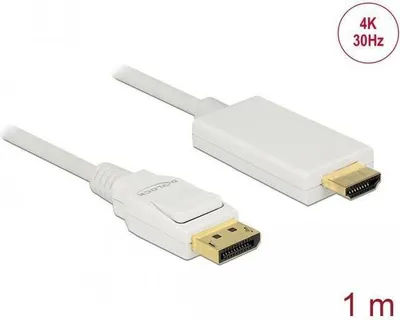 Obrázok produktu pre DeLOCK 83817, 1 m, DisplayPort, HDMI, Samec, Samec, Priamy