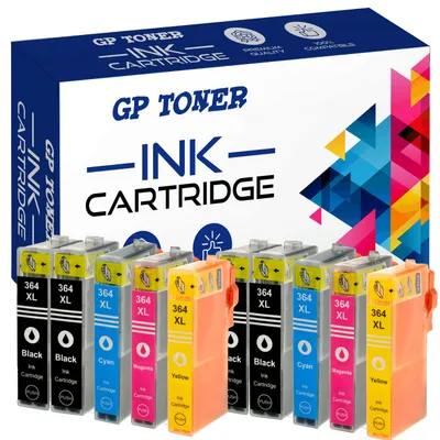 Obrázek produktu pro Tiskové kazety kompatibilní pro HP 364 XL Deskjet 3520 3522 Officejet 4620 4622 s čipem