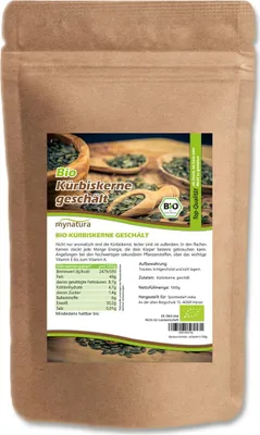 Produktbild von Mynatura Kürbiskerne, geschält und ungeröstet 1Kg 1 Beutel