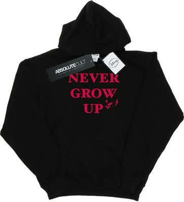 Produktbild von Disney - "Never Grow Up" Kapuzenpullover für Herren BI16647 (M) (Schwarz)