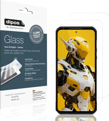 Image de 2x Protection ecrán pour OUKITEL WP60 5G Verre souple Film Protecteur 9H dipos